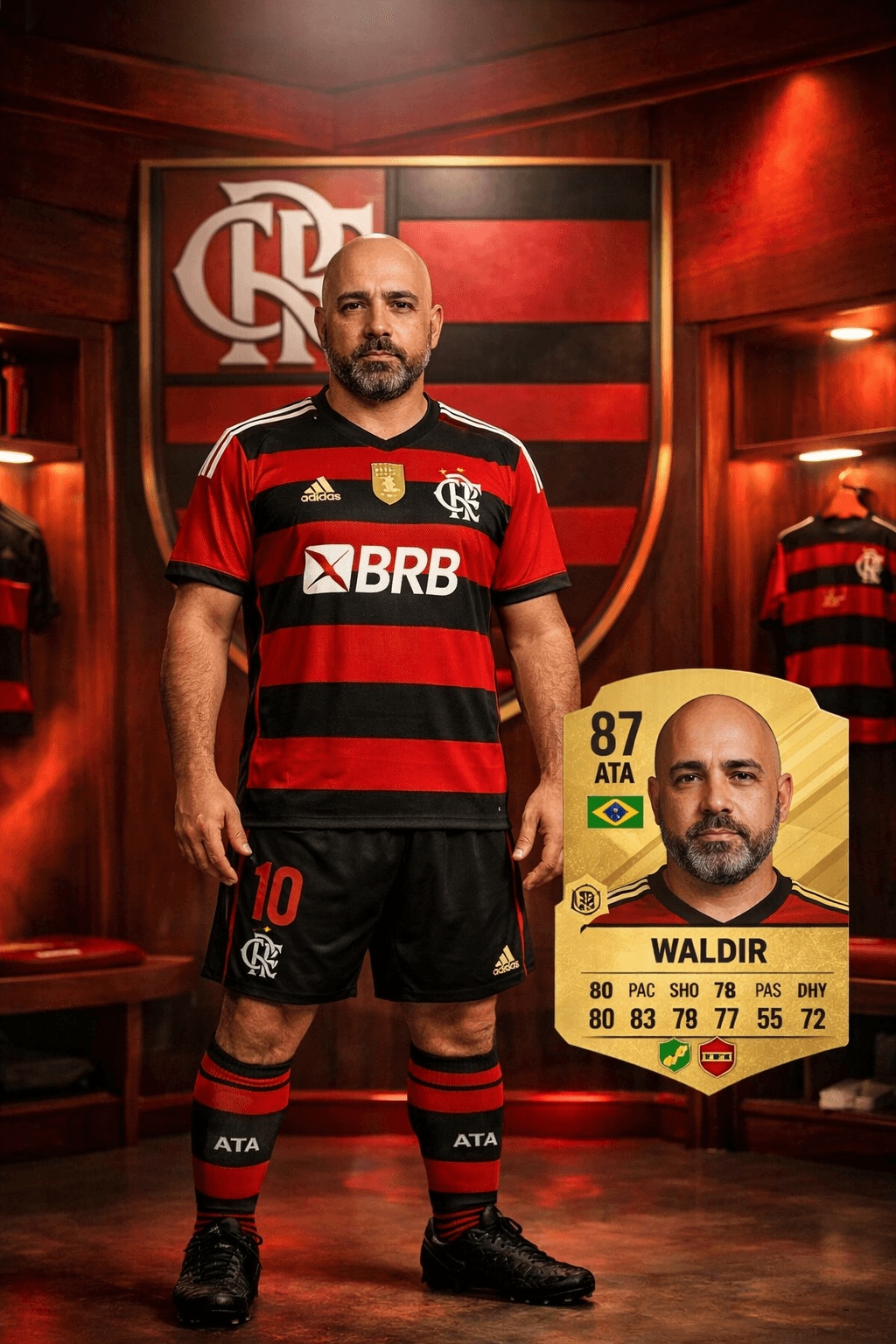 Futebol - card flamengo