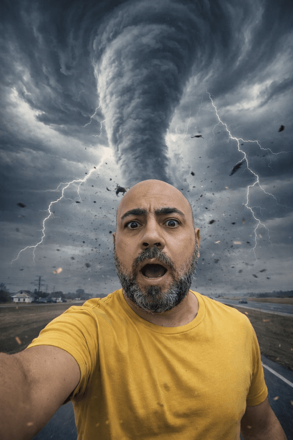 Cena - no meio do furacão