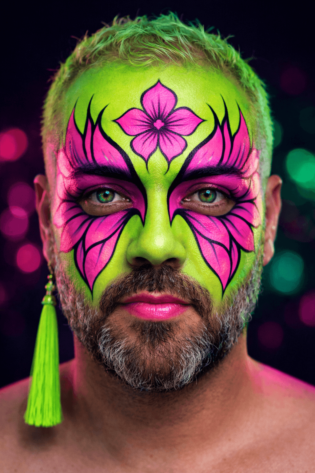 Pintura Facial - Borboleta Floral