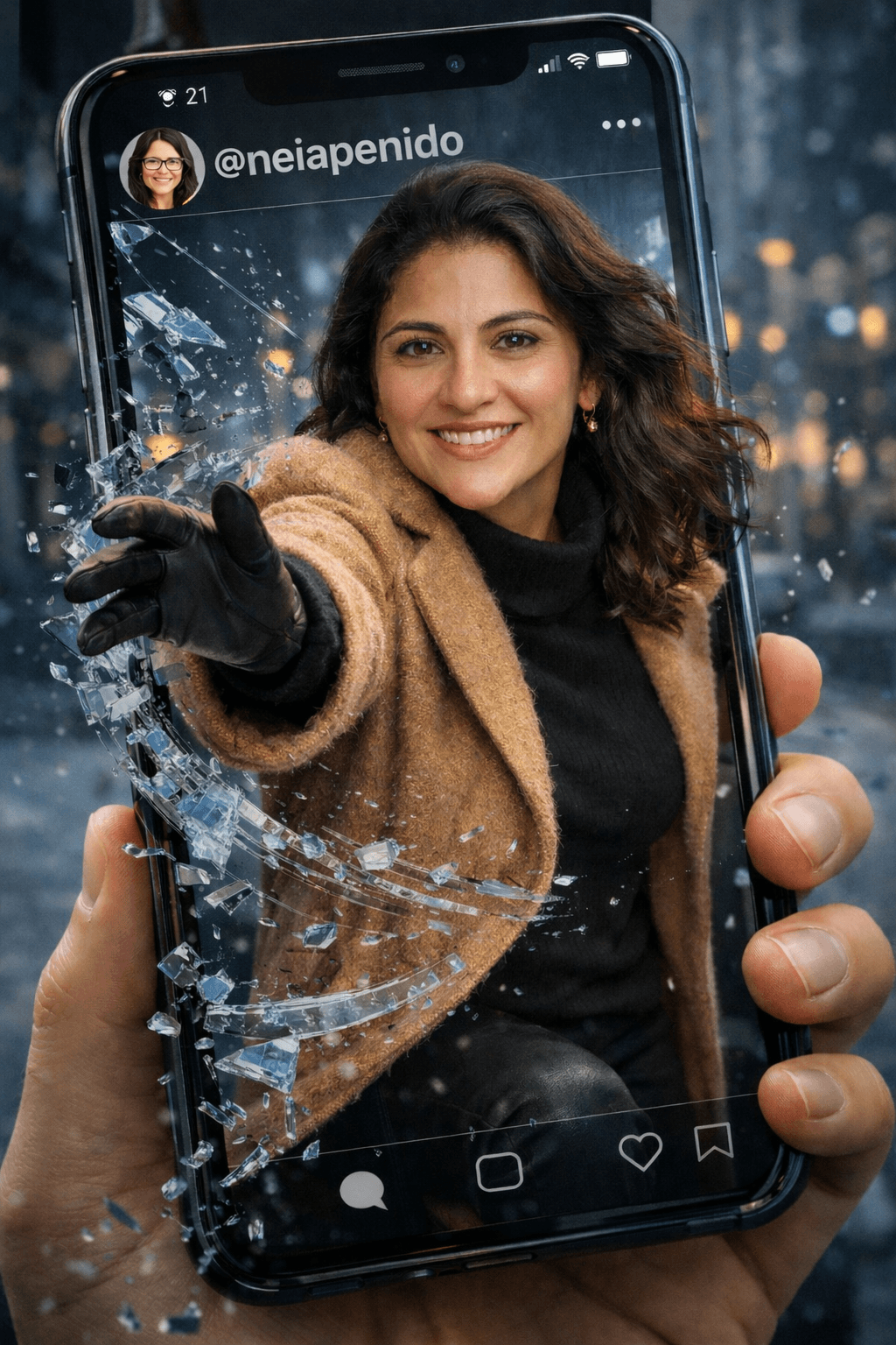 Saindo do Celular Instagram