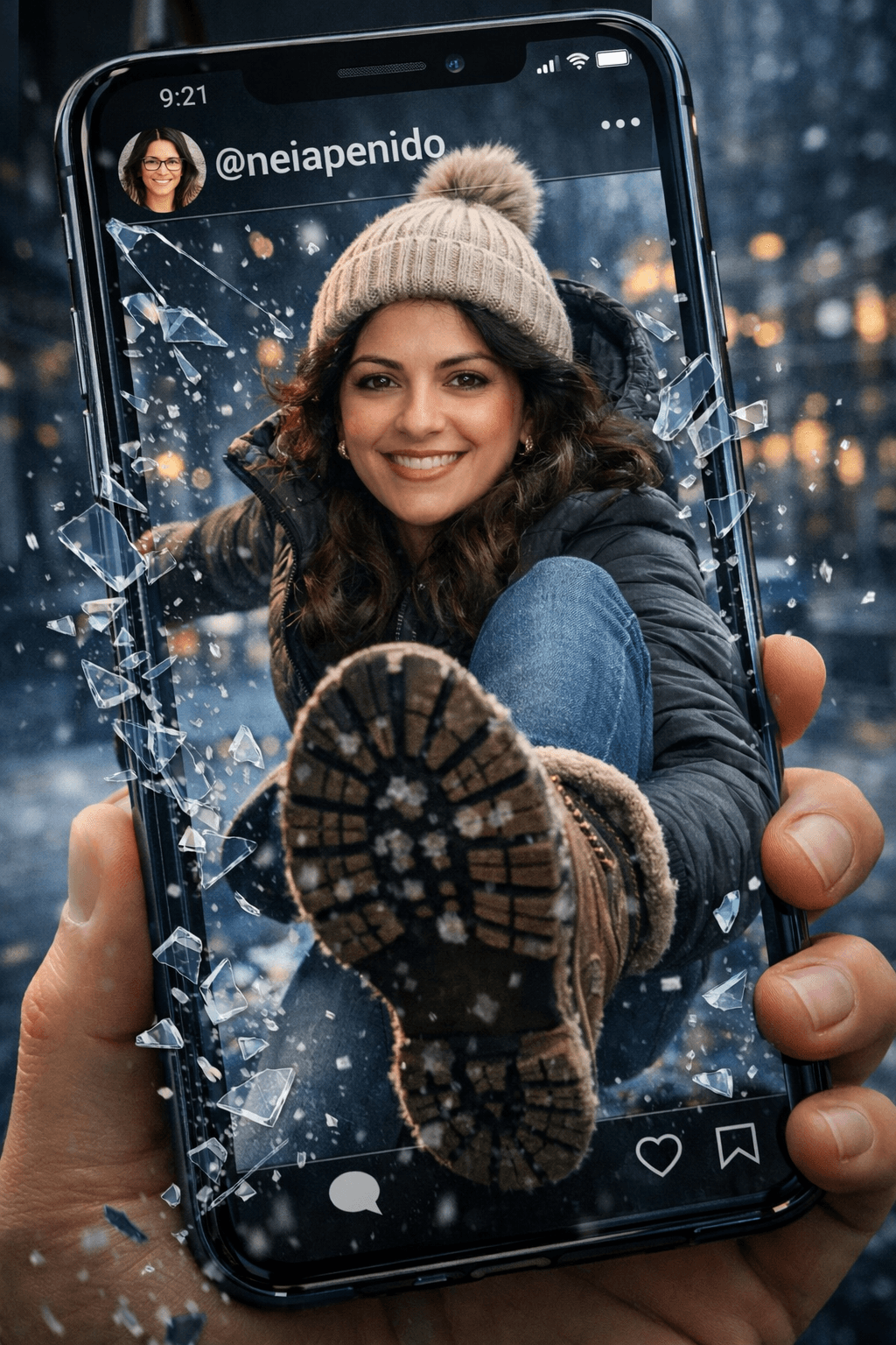 Saindo do Celular Quebrando a tela