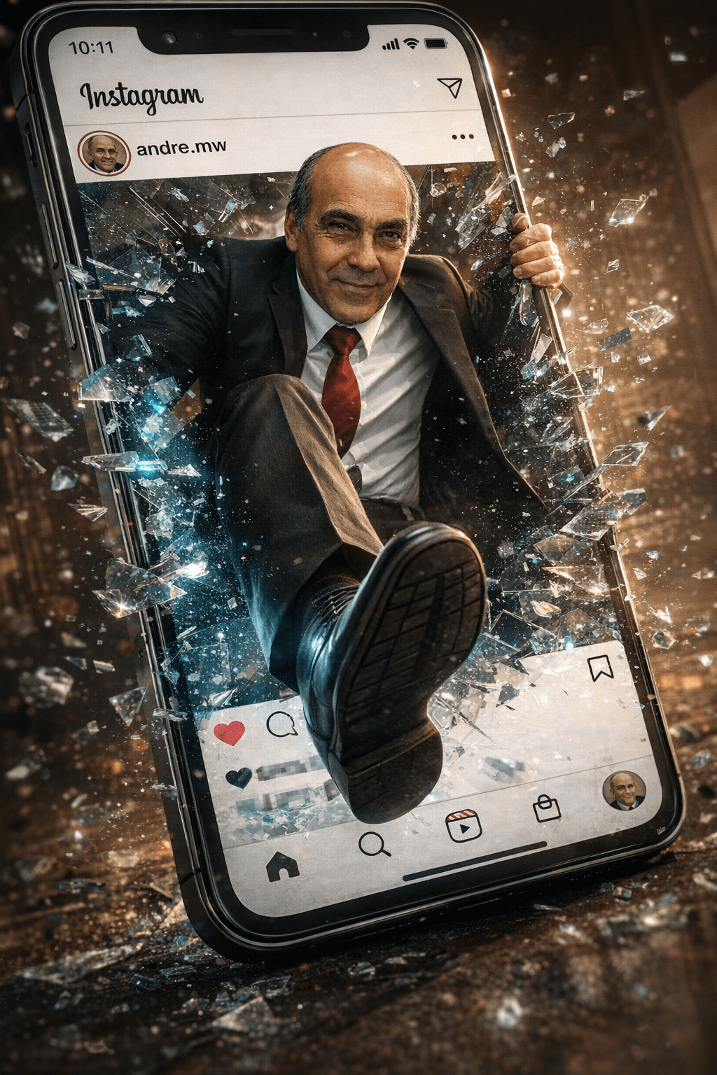 Instagram - saindo do celular